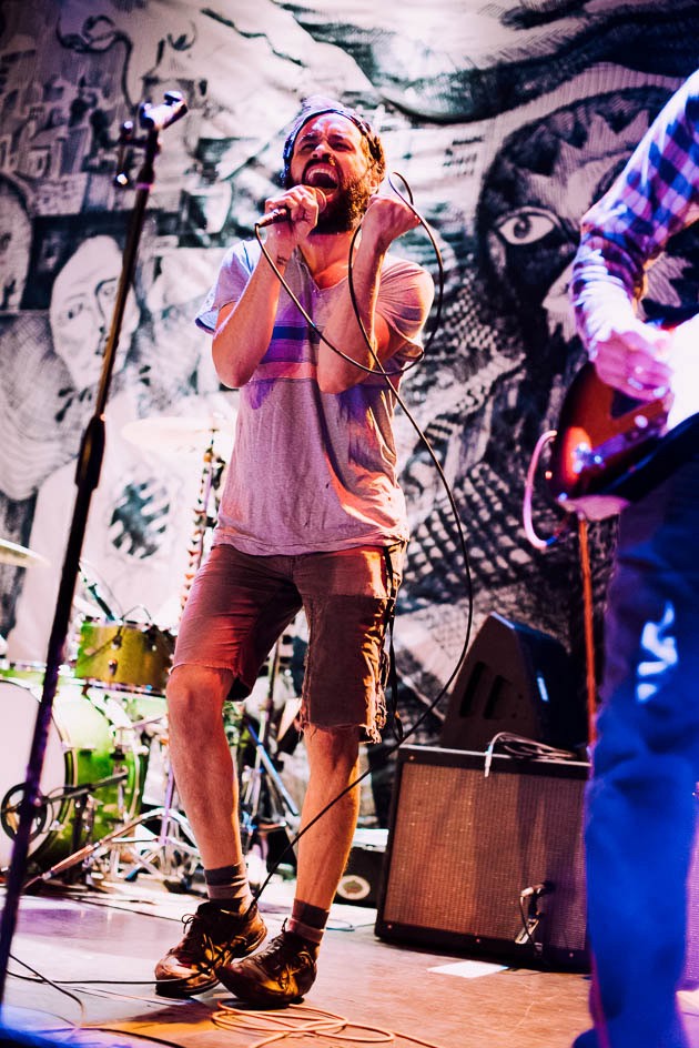 Aaron Weiss of mewithoutYou performing in NYC